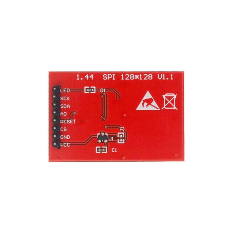 Ekran TFT 1,44 inç IPS 7P SPI HD 65K TFT Moduli LCD me ngjyra të plota ST7735 Drive IC 80*160 për Arduino