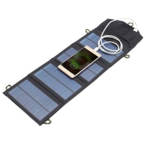 Paneli diellor i palosshëm 7W 5V Moduli i tensionit të qëndrueshëm Porta USB Karikim i sigurt për celularët