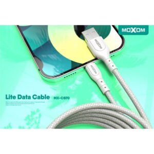 Kabllo të dhënash MOXOM MX-CB70 Tip C 3A Karikim i shpejtë gjatësi 1,2 metra