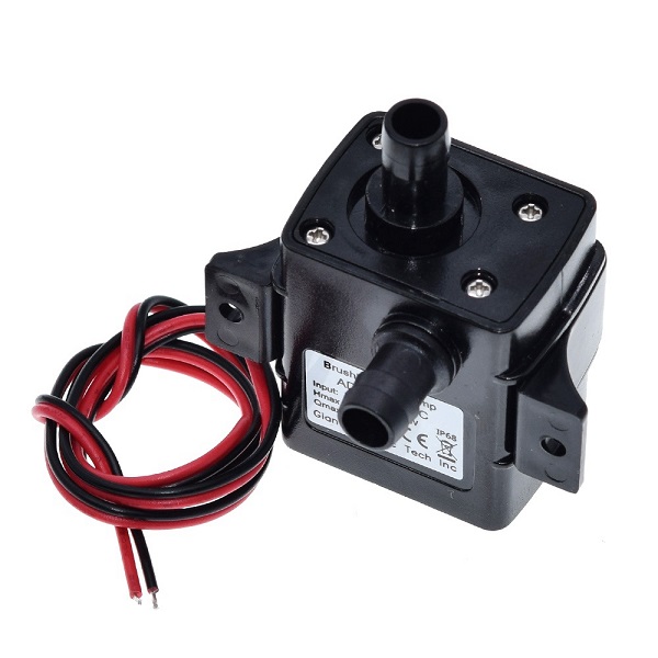 Pompë uji zhytëse me motor pa furçë (Brushless) Mini DC12V 3m 240L/H