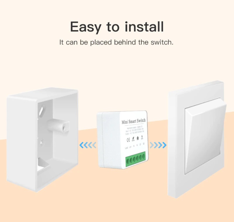 16A Mini Çelës kontrolli me dy drejtime Modul WiFi APP që funksionon me aplikacionin Alexa Google Home TuyaSmart Smart Life