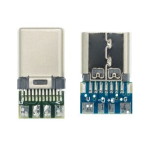 Konektor USB 3.1 Lloji C 24 kunja Përshtatës i prizës mashkull/femër në tela