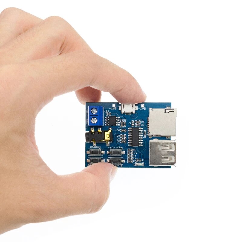 Modul dekoderi MP3 me Karta TF dhe USB Amplifikator të dekodimit audio