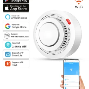 Detektor tymi Mbrojtje nga zjarri WiFi Sistem i Sigurisë kundër Zjarrit