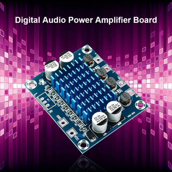 XH-A232 30W+30W 2.0 Pllakë e amplifikatorit të energjisë stereo dixhitale me dy kanale DC 8-26V 3A C6-001