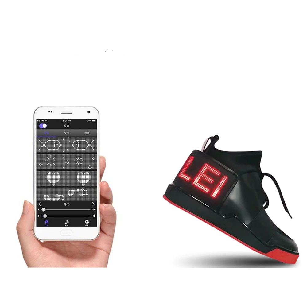 Ekran fleksibël me ngjyra RGB Lidhje me Bluetooth që komandohet me aplikacion në celular