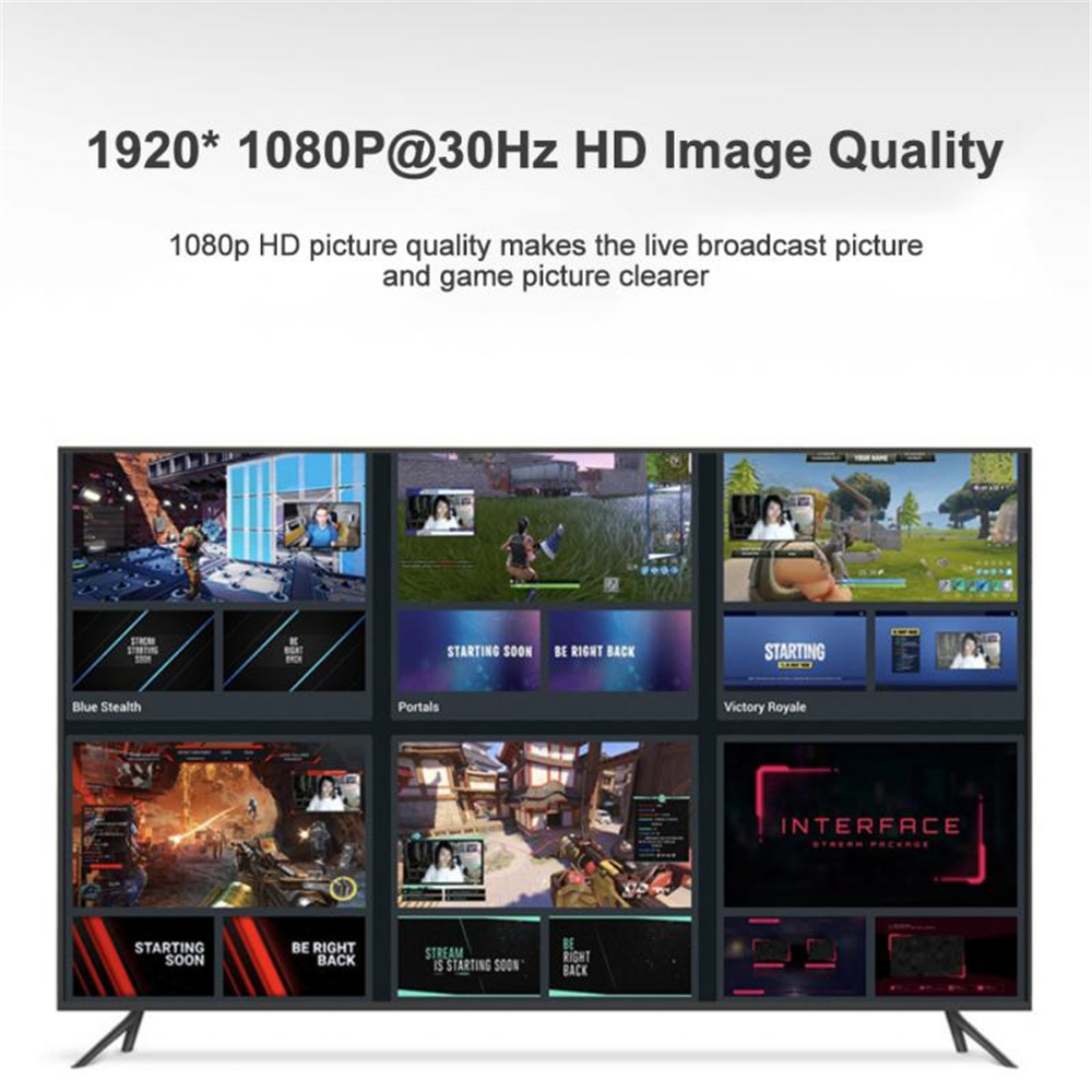 Kartë hyrje video e përputhshme me 4K HDMI në USB3.0 USB2.0 për lojëra PS4 Videokamera DVD Video si dhe për Livestream