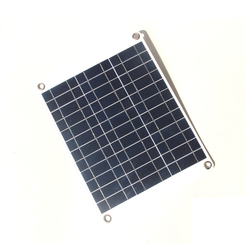 Kit Panel Diellor fleksibël 12V 30W 2USB DC me kontrollues Karikues i baterisë së makinës dhe kamping