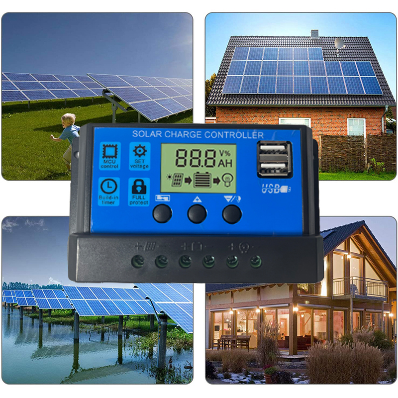 Kit Panel Diellor fleksibël 12V 30W 2USB DC me kontrollues Karikues i baterisë së makinës dhe kamping
