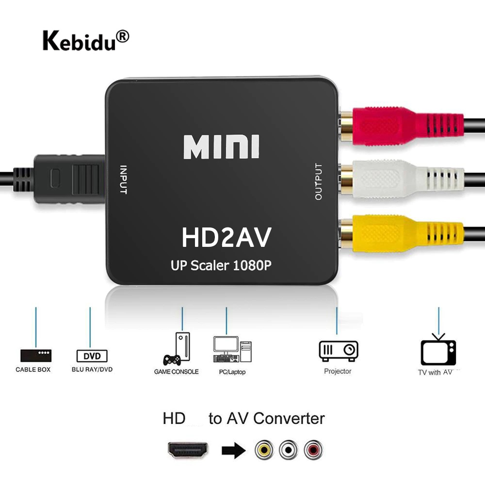 Konvertues HDMI në RCA AV CV SB L R Video