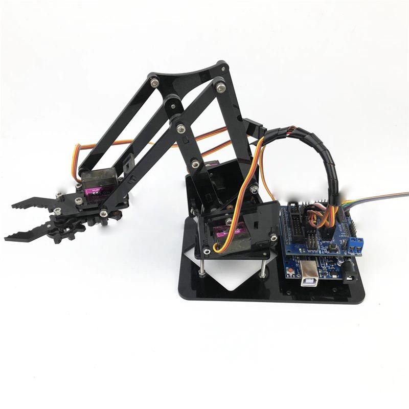 Krah Robotik manipulator 4DOF arduino me telekomandë Playstation2