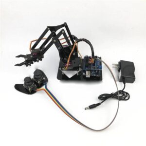 Krah Robotik manipulator 4DOF arduino me telekomandë Playstation2