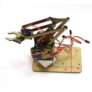 Krah robotik Manipulator i krahut të makinerive me 4 motorë