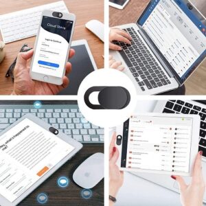Ngjitëse për kapakun e ueb-kamerës për telefon iPad PC Macbook antispiun për kamerat Ngjitëse universale (10 copë)