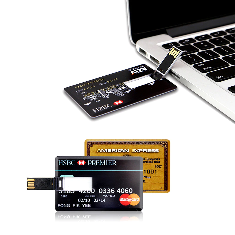 USB Flash Drive si kartë krediti bankare me shpejtësi të lartë 16 GB