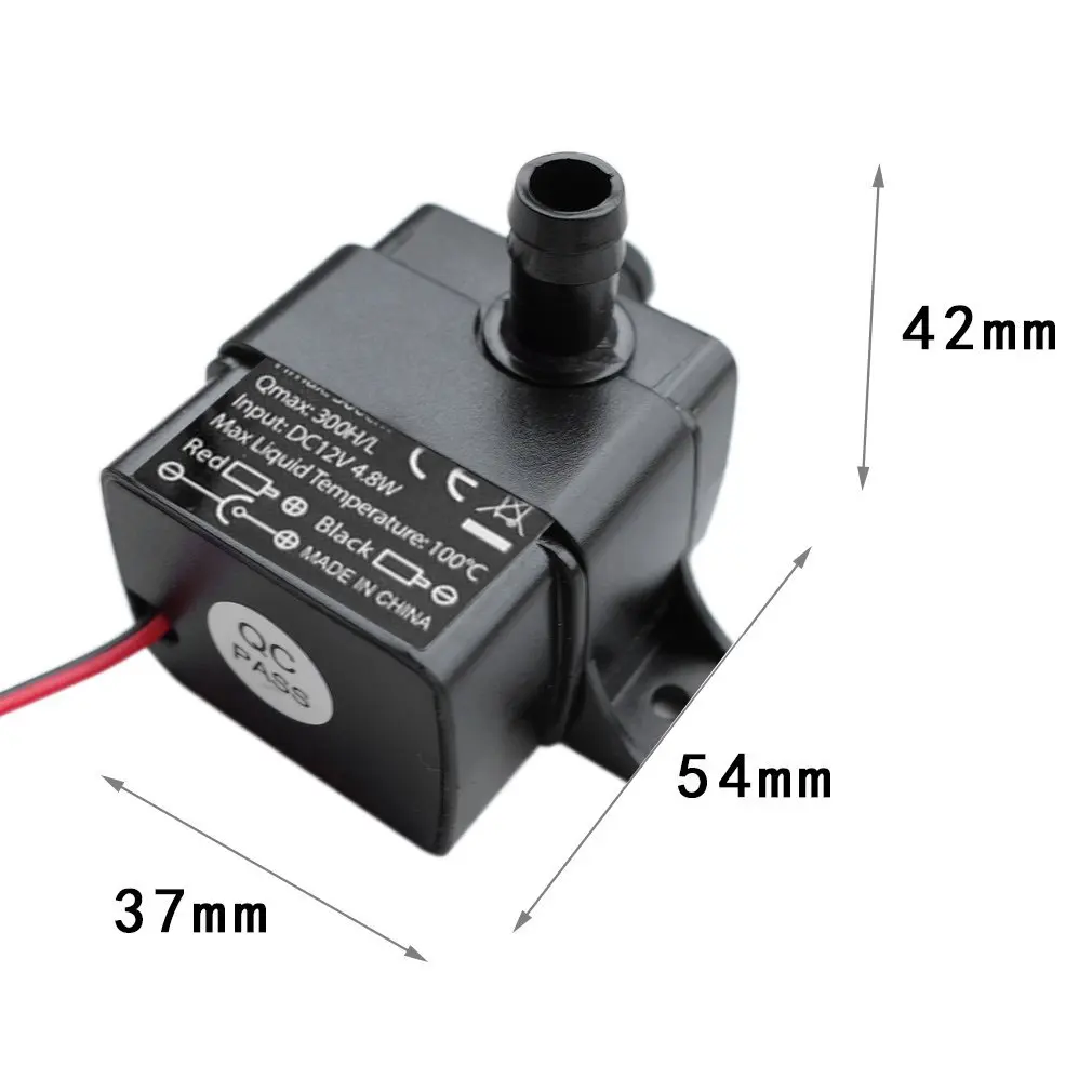 Pompë e papërshkueshme nga uji pa furça ultra e qetë DC 5V 12V 4,2W 240L/H