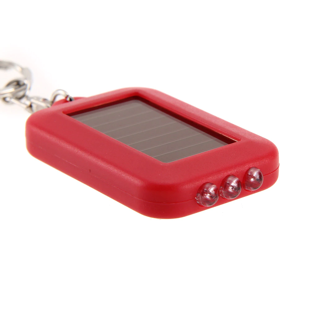Mini panel diellor elektrik dore 3 LED Drita me zinxhir çelësash portativ Drita e urgjencës
