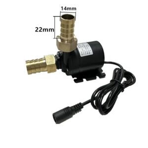 Pompë uji zhytëse me motor pa furçë dhe bosht qeramik ultra të qetë DC12V Ngritja 5M 800L/H