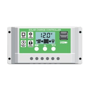Kontrollues për Panel Diellor 12/24V 30A