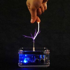 Bobinë e sheshtë Tesla me muzikë, Shkarkues eksperimental si Rrufe