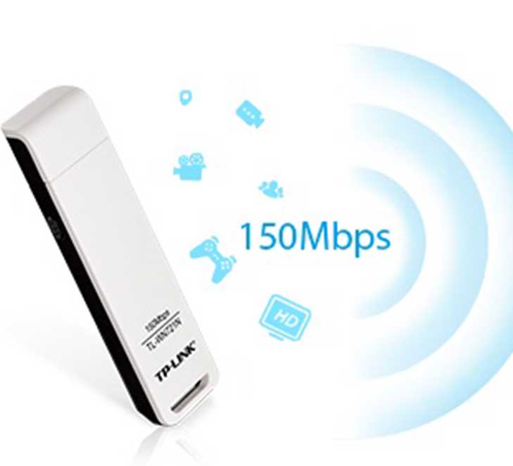 USB Wireless TP-LINK 150 Mbps shpejtësi Sinjal të qëndruesh në valë