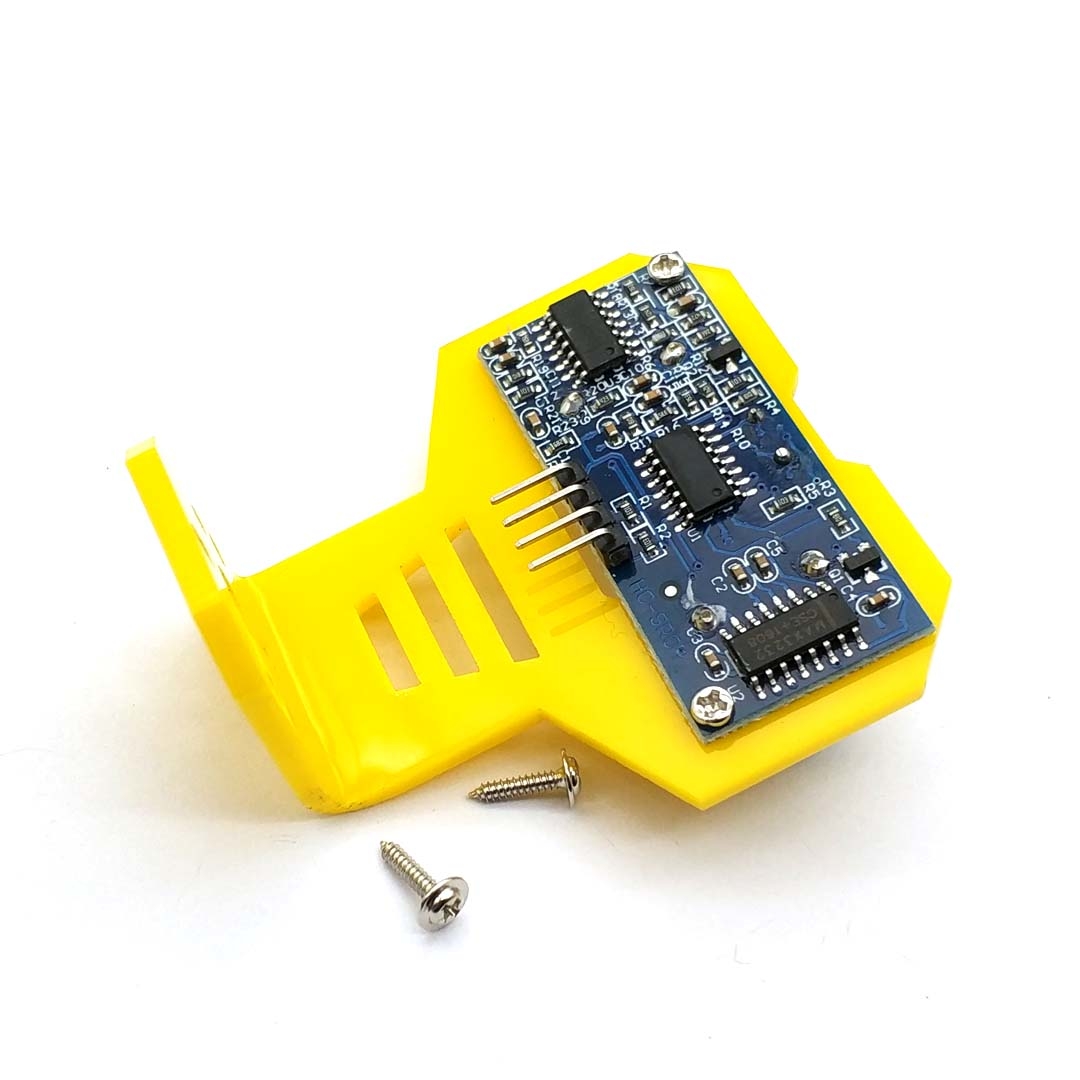 Sensor tejzanor HC-SR04 për matjen e distancës për Arduino + Mbajtëse