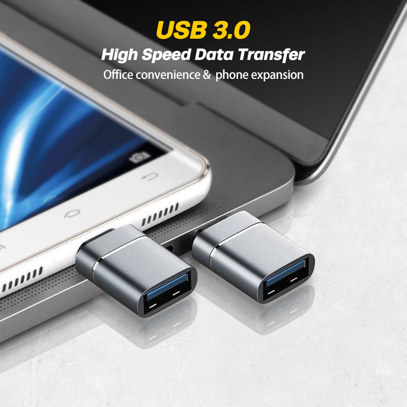 Përshtatës Lloji USB C në USB 3.0 OTG USB C Konvertues mashkull në USB femër për Macbook Air Samsung S21 Xiaomi Huawei C Mouse OTG