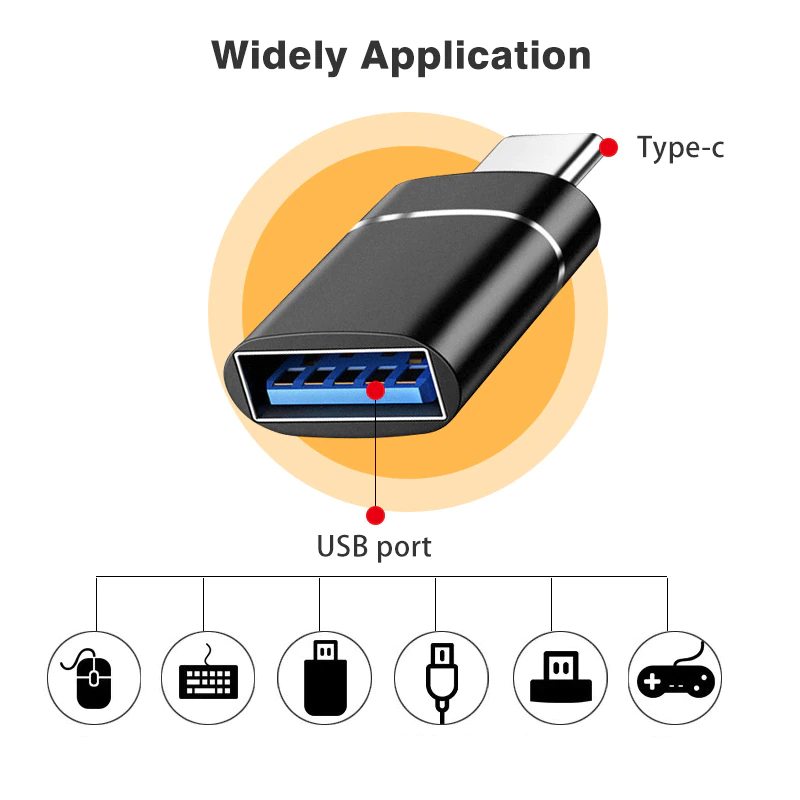 Përshtatës Lloji USB C në USB 3.0 OTG USB C Konvertues mashkull në USB femër për Macbook Air Samsung S21 Xiaomi Huawei C Mouse OTG