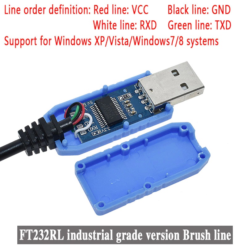 Modul kabllor USB në TTL FT232RL Adaptor për portë seriale CH340