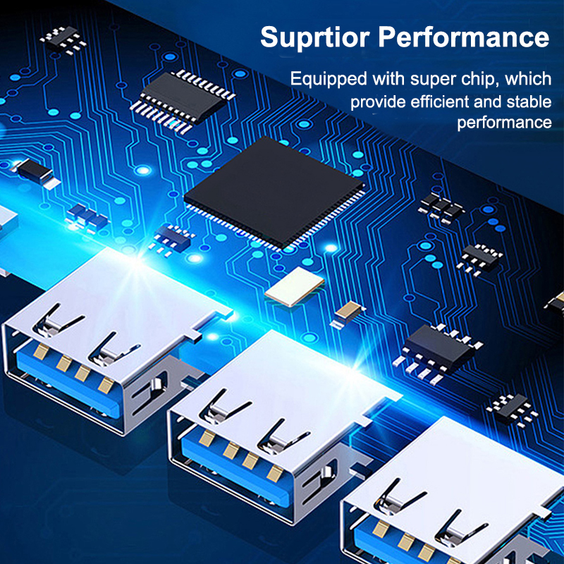 USB HUB Lloji C 4 Porta me shumë ndarës OTG për Macbook Air Pro Aksesorë kompjuteri për PC Lenovo HUAWEI Xiaomi