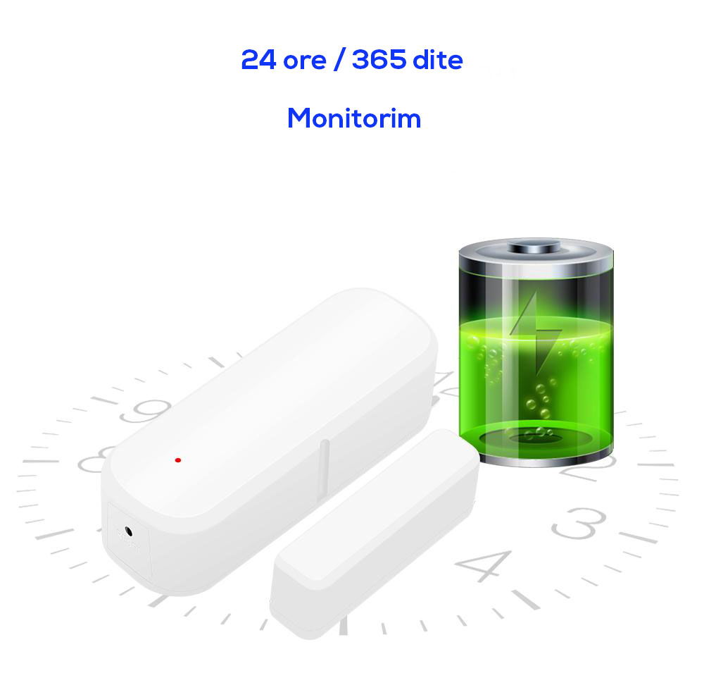Sensori inteligjent WiFi për të monitoruar nëse është hapur/mbyllur dyer, dritare, etj