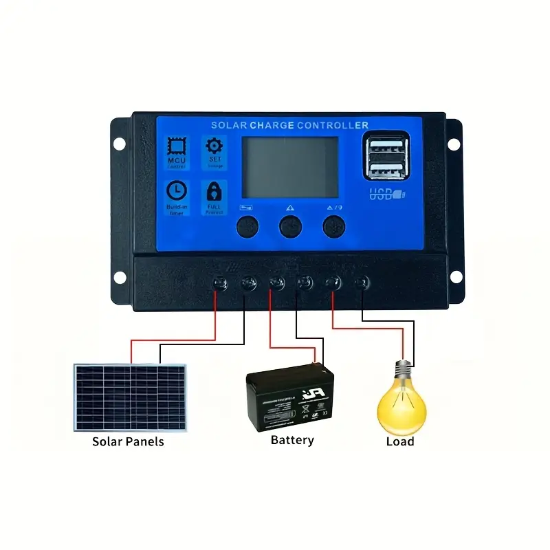 Set i plotë paneli diellor me energji polikristaline 12V + Kontroller 60A, gjenerator diellor portativ për në natyrë për shtëpi