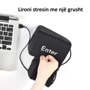 Buton i madh Enter antistres për Kompjuter